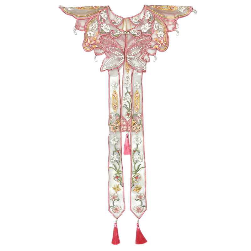 Women'S Accessories - Chinese Hanfu Yunjian Shoulder Collar Butterfly