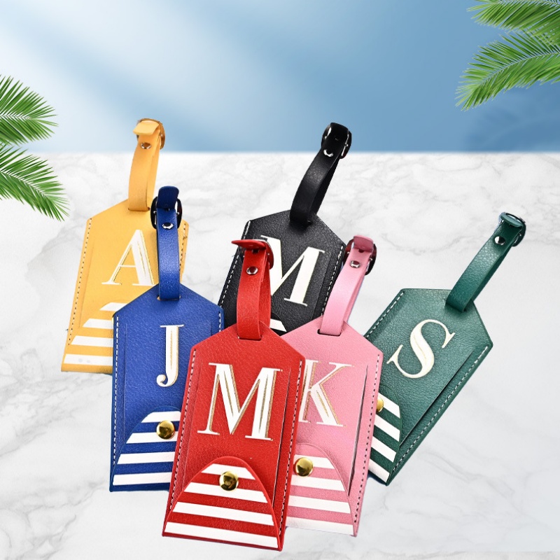 Women'S Accessories Accessorize - Women Men PU Letter Stripe Luggage
