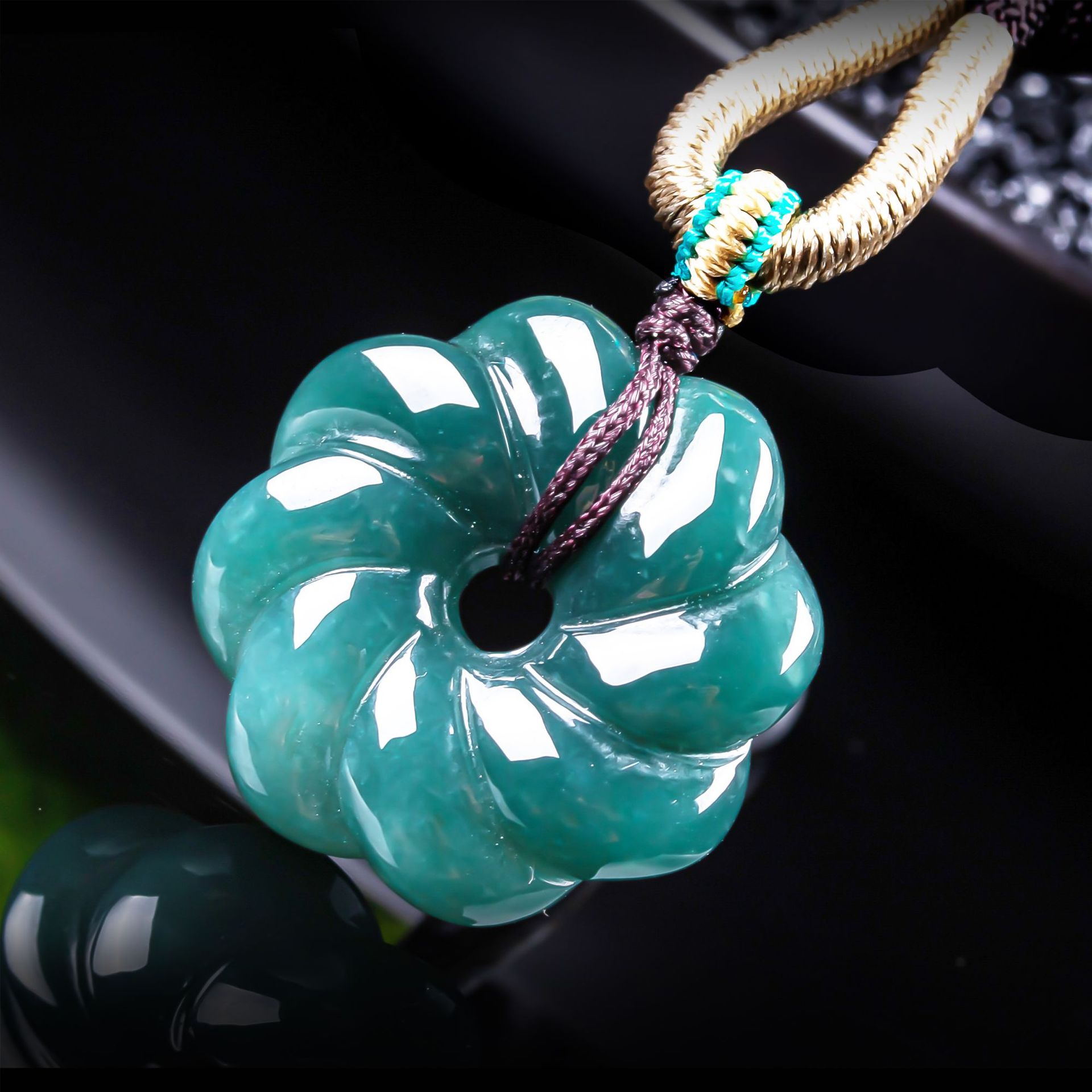 Natural Burmese Jadeite Flower - Women'S Accessories review and price