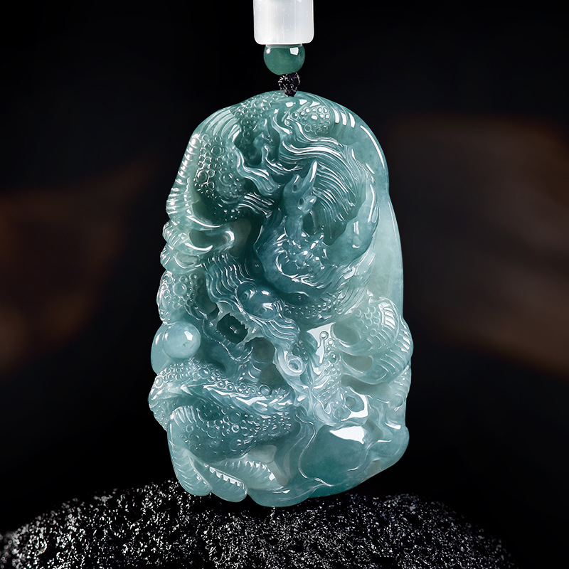 Natural Burmese Jadeite Dragon - Women'S Accessories review and price