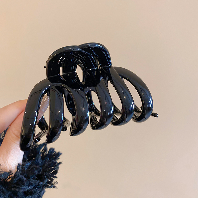 New Acrylic Pumpkin Hollowed S - Hair Claw Clip Set review and price