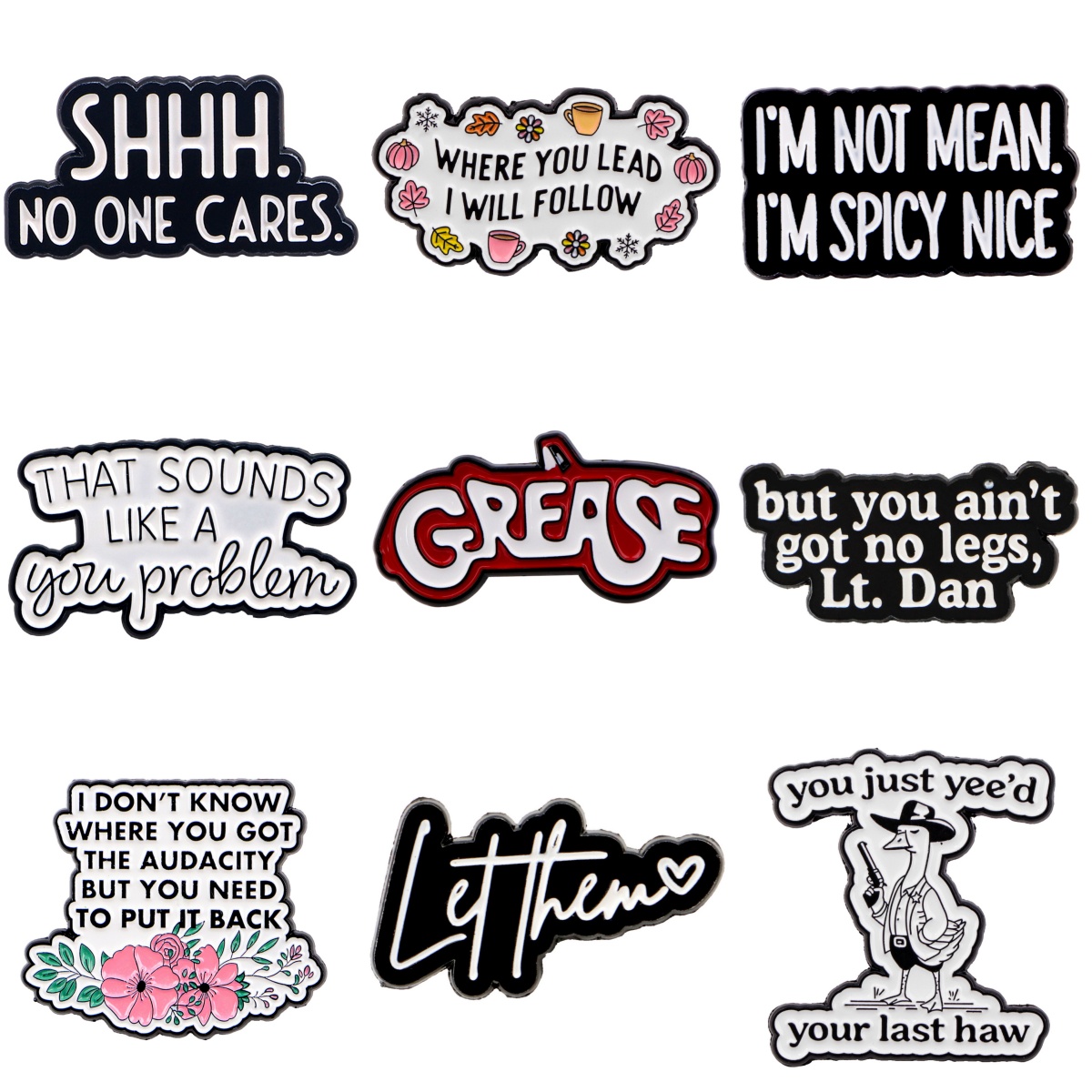 I DON'T KNOW Brooches For Wome - Women Accessories Quotes review and price