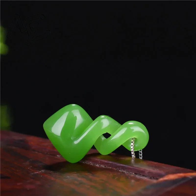 Natural Hetian Jade Green Colo - Women Accessories Dropshipping review and price