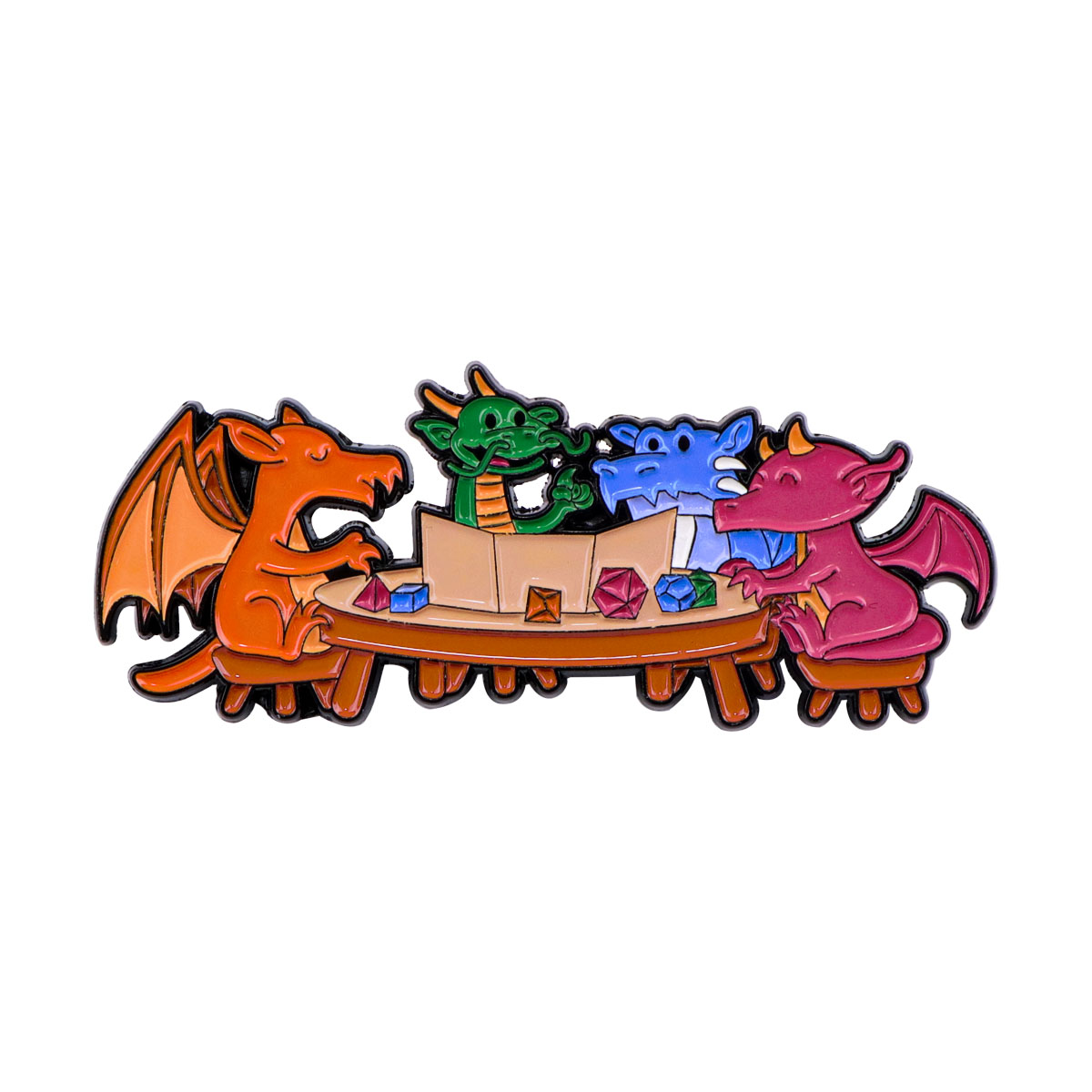 Game Dice Enamel Pin Dragon Ba - Women Accessories Picture review and price