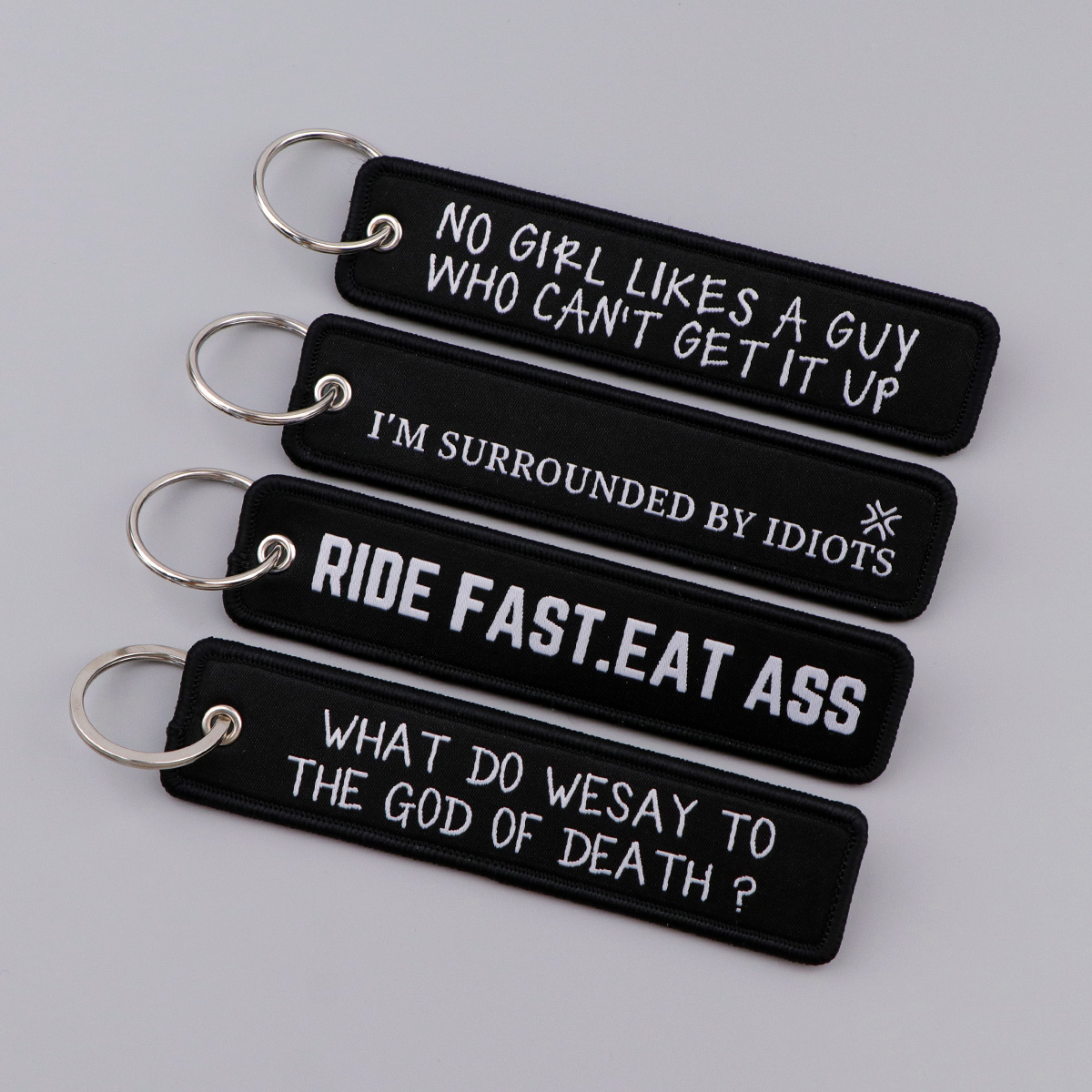 Warning Quotes Embroidery Key  - Women Accessories Quotes review and price