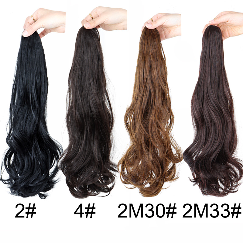 Synthetic Long Curly Ponytail  - Hair Claw Clip Set review and price