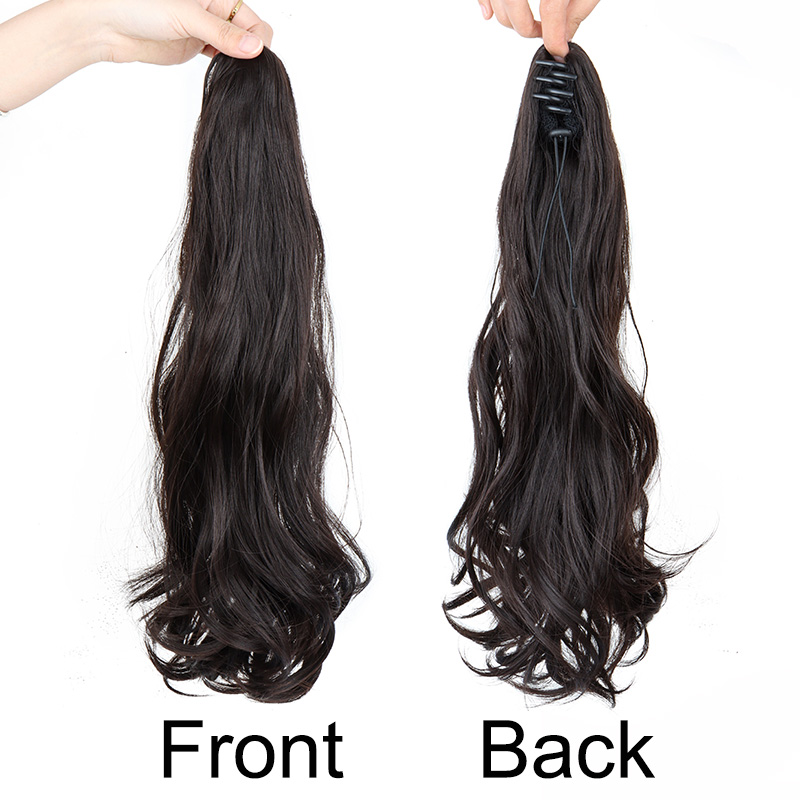 Synthetic Long Curly Ponytail  - Hair Claw Clip Set review and price
