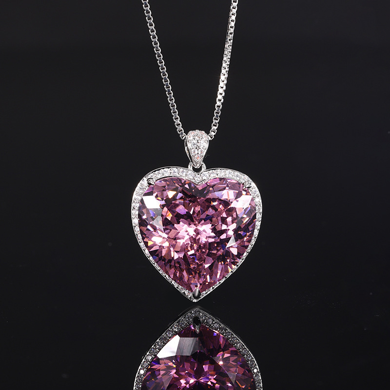 Shiny Cut Heart Pendant Neckla - Women Accessories In Wholesale review and price