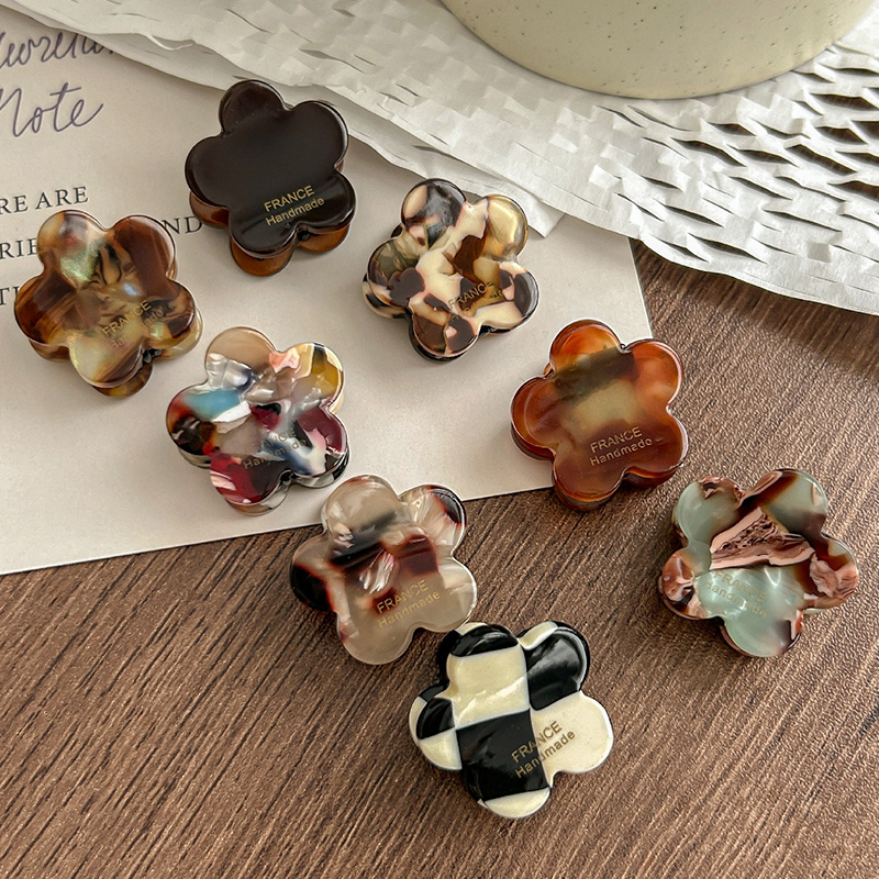 8Pcs/Set Cute Flower Acetate H - Hair Claw Clip Set review and price